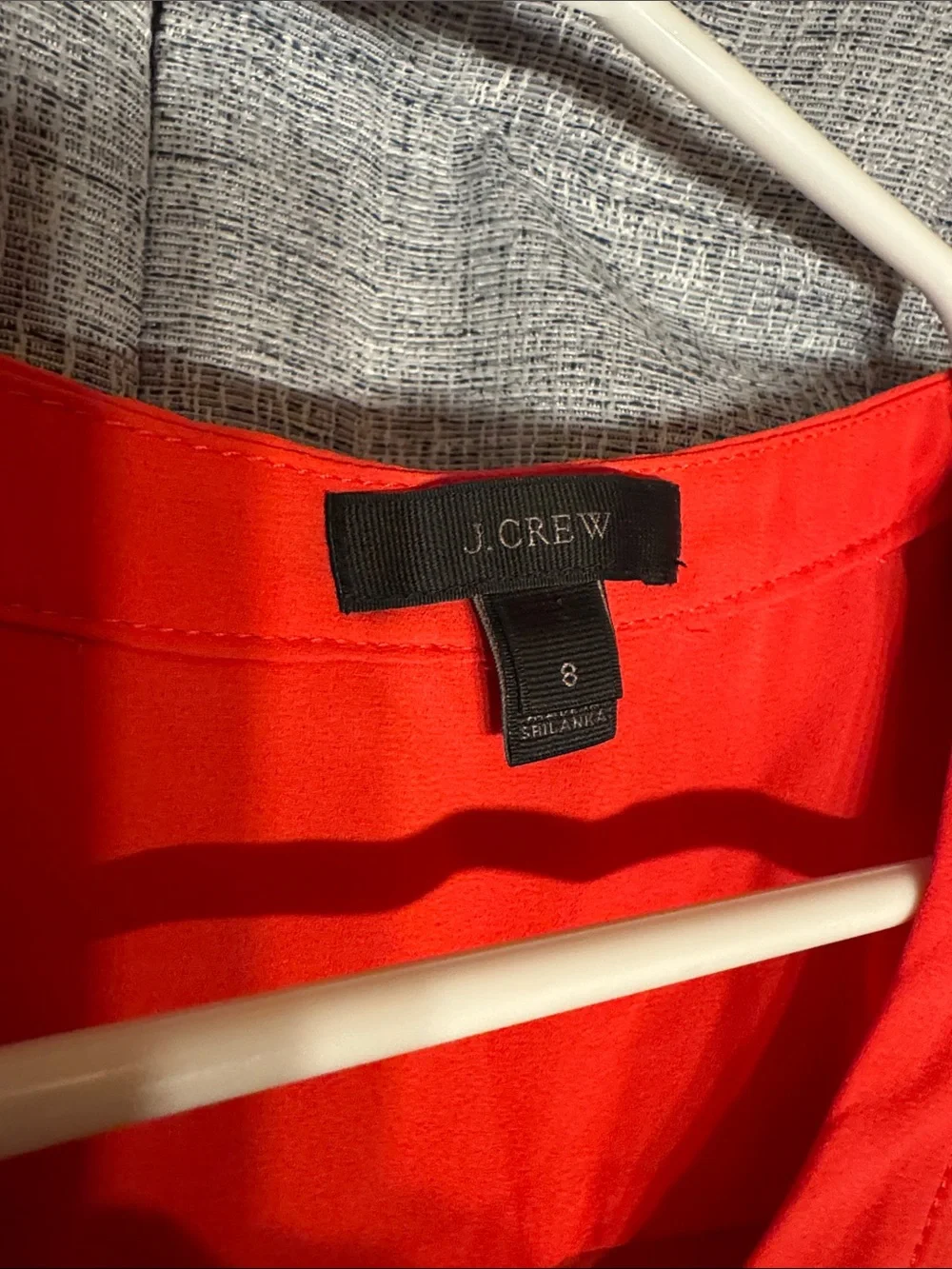 Womens Coral Sleeveless Blouse